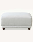 Lusso Modular Corner Group In Polar White Boucle Sofa