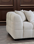 Tribeca Corner Group in Oatmeal Cream Boucle Fabric Sofa RH or LH