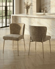 Lusso Ceramic Marble Extending Dining Table with 8 or 10 Champagne Dining Chairs