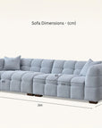 Lusso Bouclé 4 Seater Sofa Sofa
