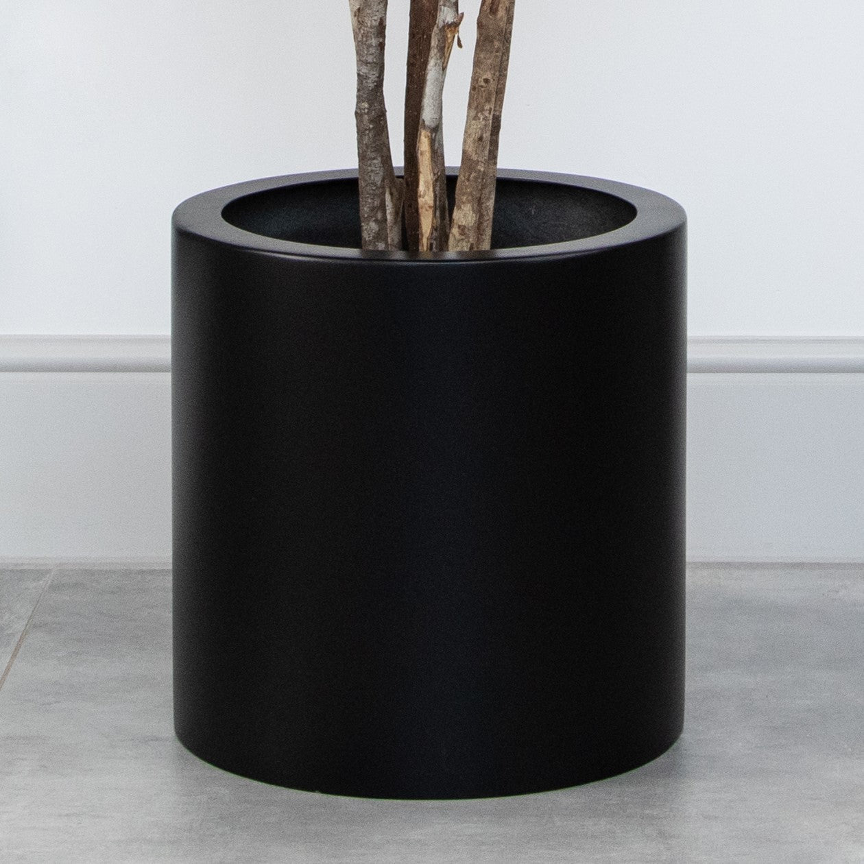 Artificial Olive Tree in Black Round Planter