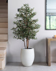 Artificial Olive Tree in Luno Beige Planter