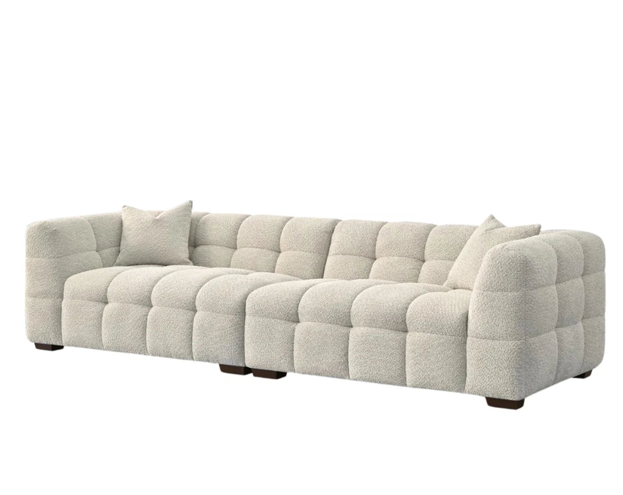 Lusso Bouclé 4 Seater Sofa Sofa