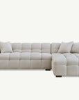 Tribeca Corner Group in Oatmeal Cream Boucle Fabric Sofa RH or LH