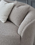 Nolita Latte Boucle Teddy Sofa And Accent Chair