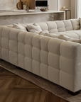 Lusso Bouclé Corner right Hand Sofa