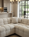 Lusso Bouclé Corner right Hand Sofa