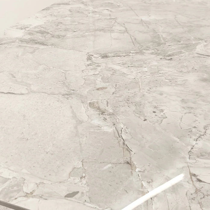 Bowden Marble Dining Table with 4 or 6 Dining Chairs