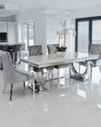 White Marble Dining Table