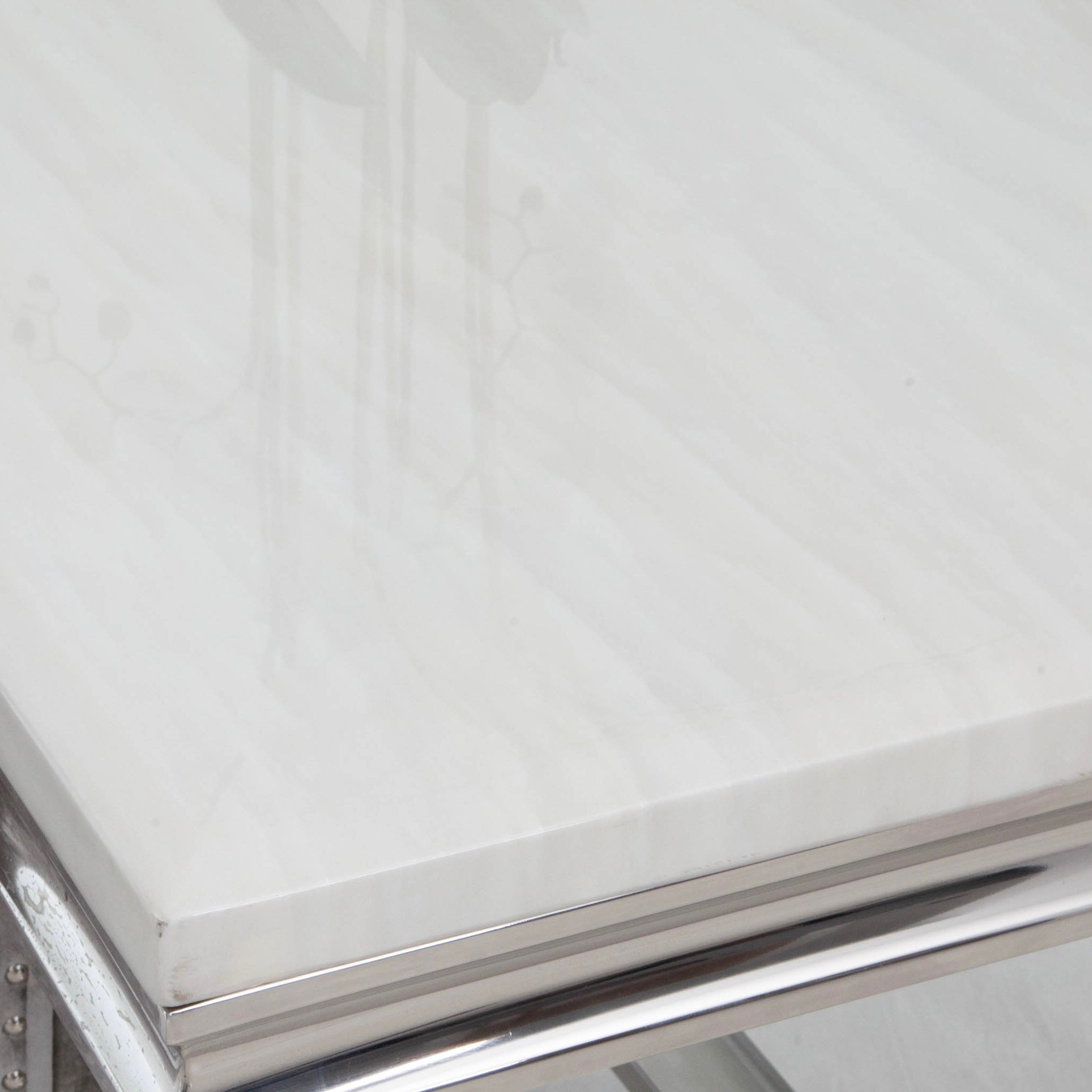 Bowden Marble Dining Table with 4 or 6 Dining Chairs