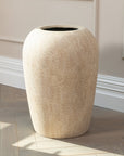 Lena Natural Travertine Planter – Luxury Stone Plant Pot for Indoor & Outdoor Use