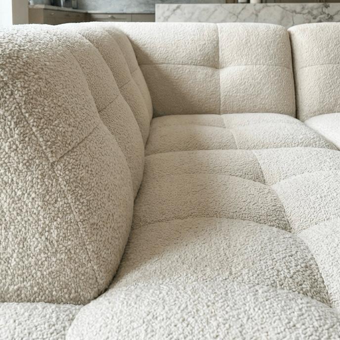 Lusso Bouclé 4 Seater Sofa Sofa