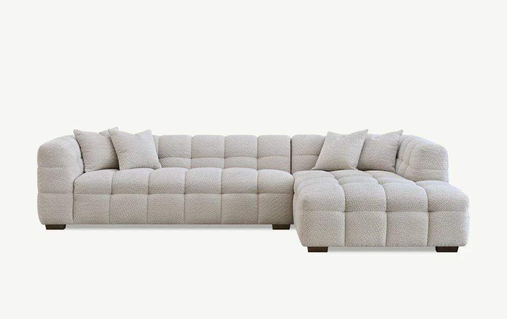 Lusso Bouclé Corner right Hand Sofa